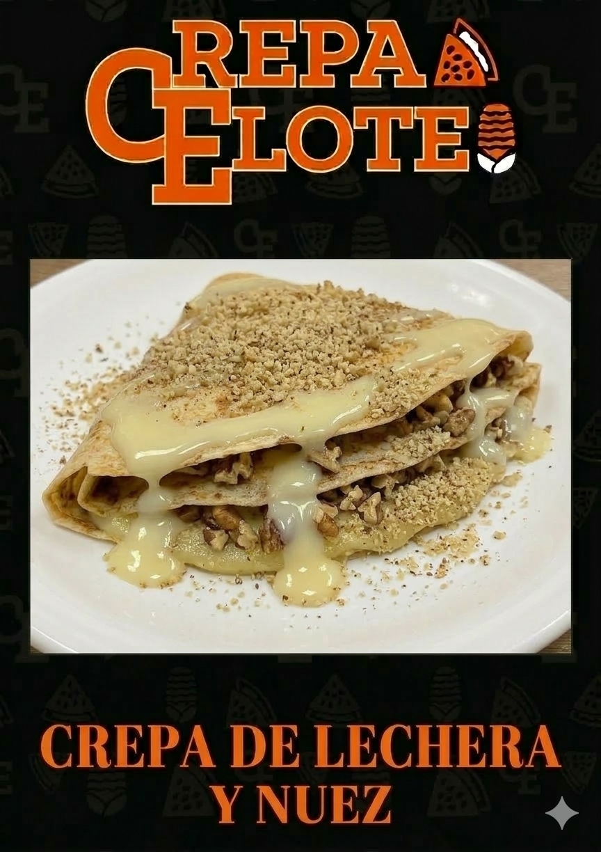 Crepa lechera y nuez
